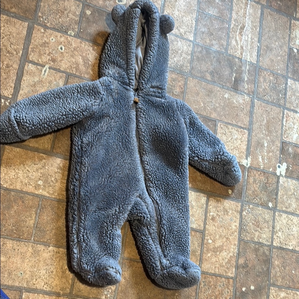 Cozy Gray Kids One Piece